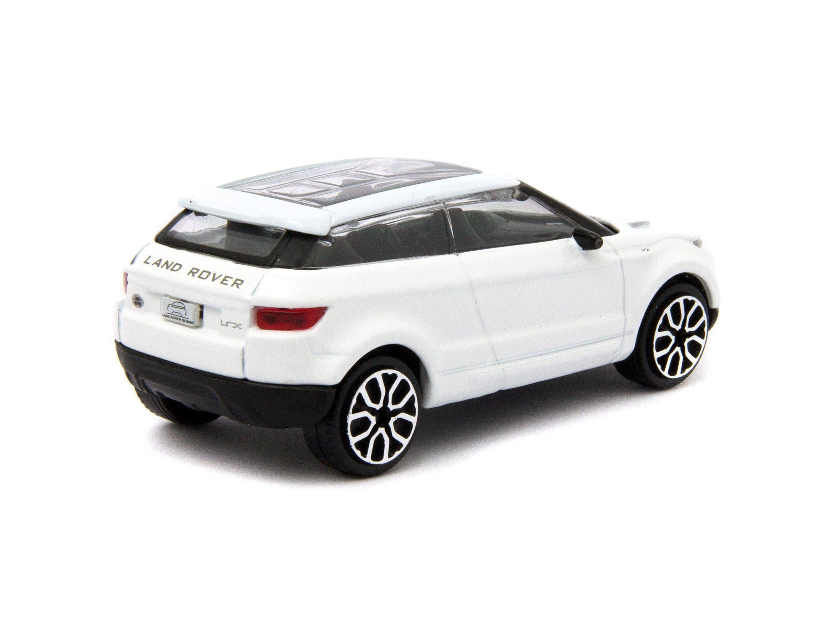 Land Rover LRX Concept (Evoque) Diecast Toy Car white - 1:43 Scale-Bburago-Diecast Model Centre
