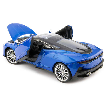 McLaren GT Diecast Model Car blue - 1:24 Scale-Welly-Diecast Model Centre