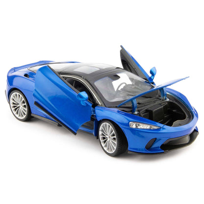 McLaren GT Diecast Model Car blue - 1:24 Scale-Welly-Diecast Model Centre