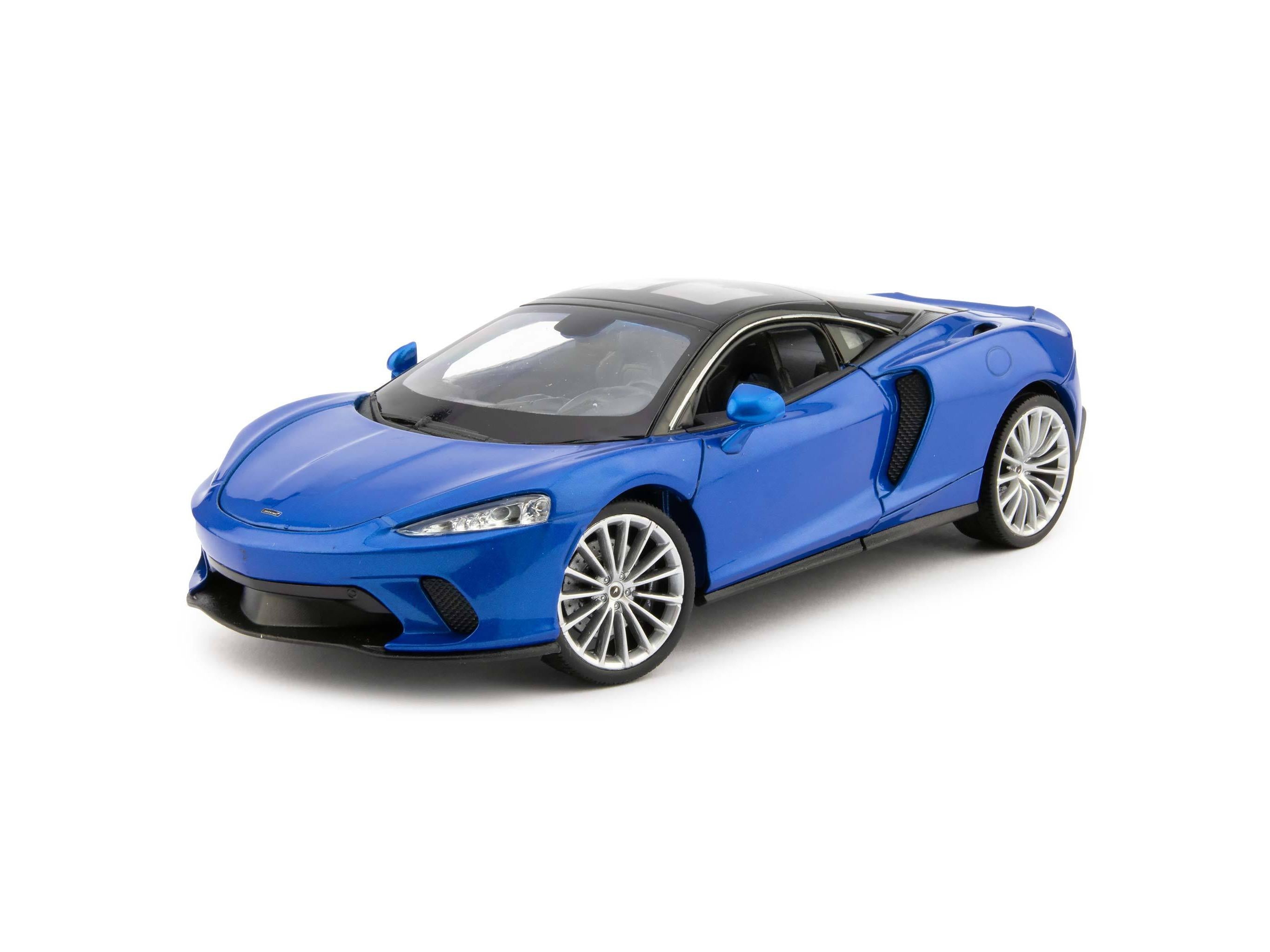 McLaren GT Diecast Model Car blue - 1:24 Scale-Welly-Diecast Model Centre