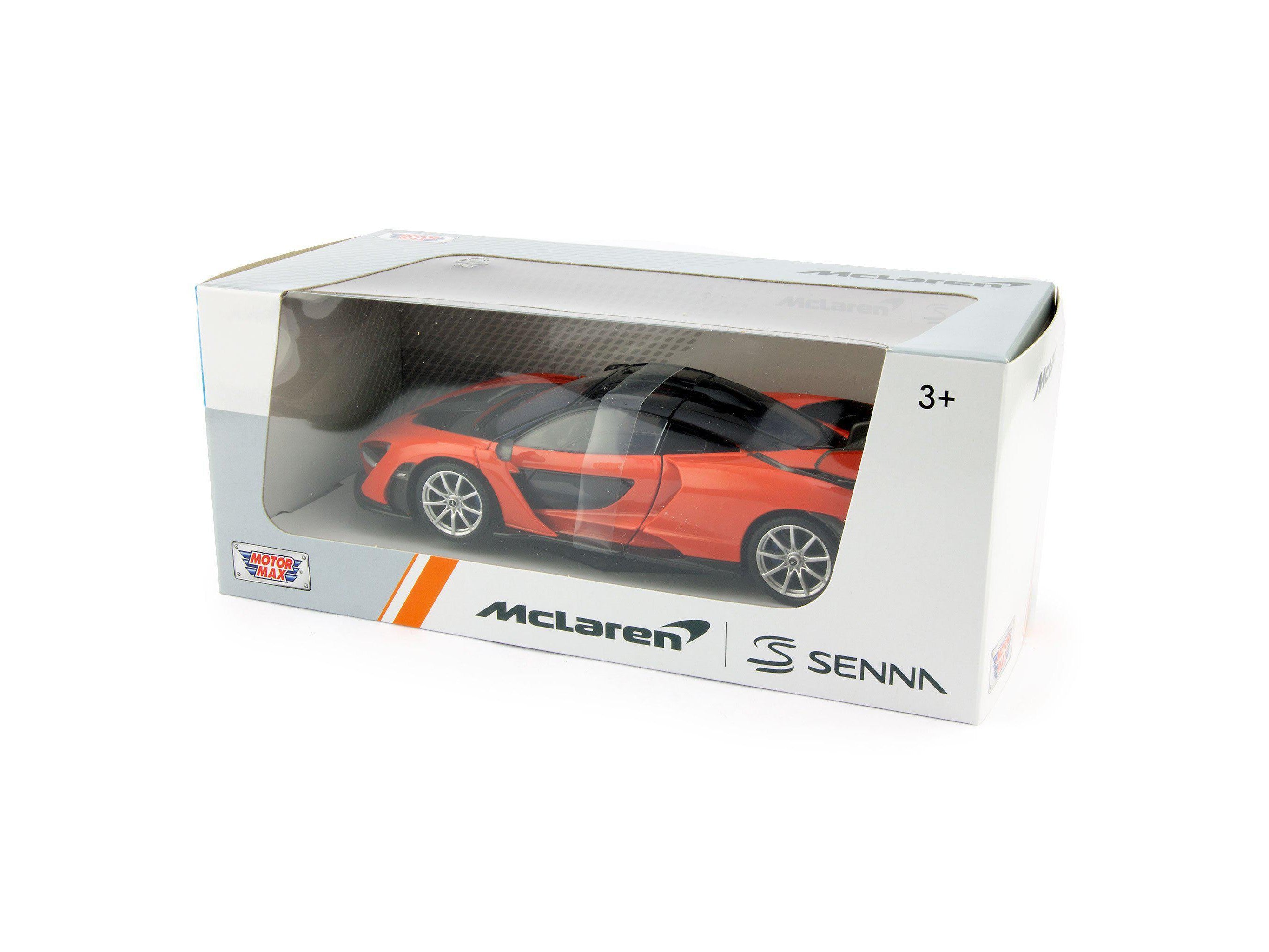 McLaren Senna Diecast Toy Car orange 1 24 Scale