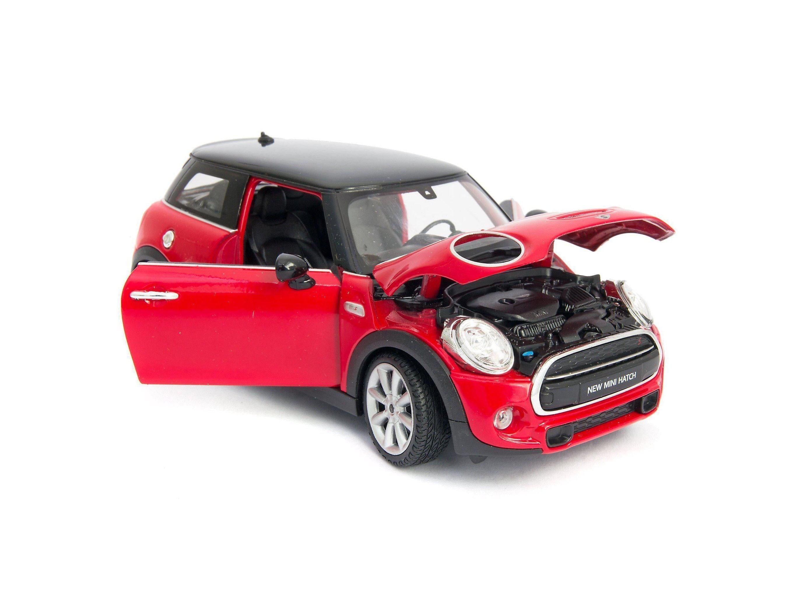 MINI Cooper S Diecast Model Car Red 1:24 Scale Welly
