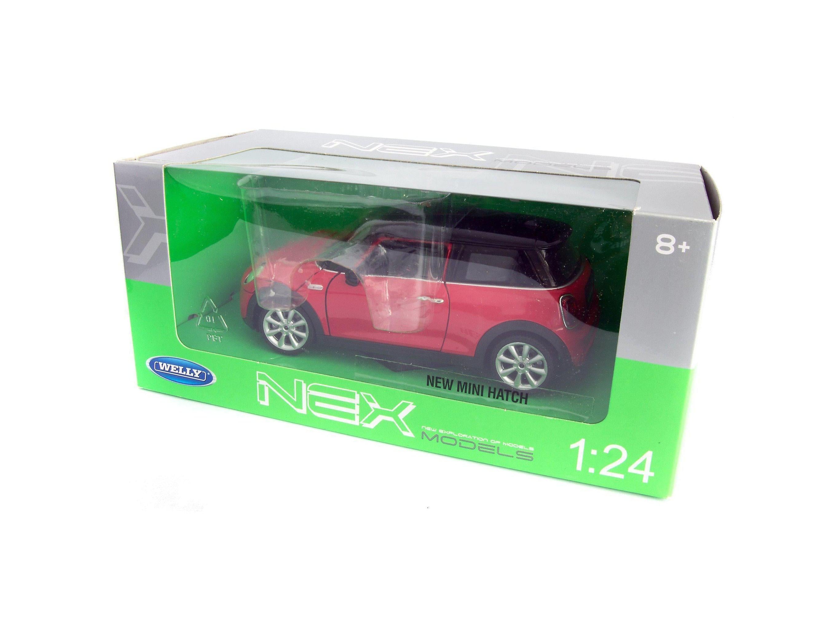 MINI Cooper S Diecast Model Car Red 1:24 Scale Welly