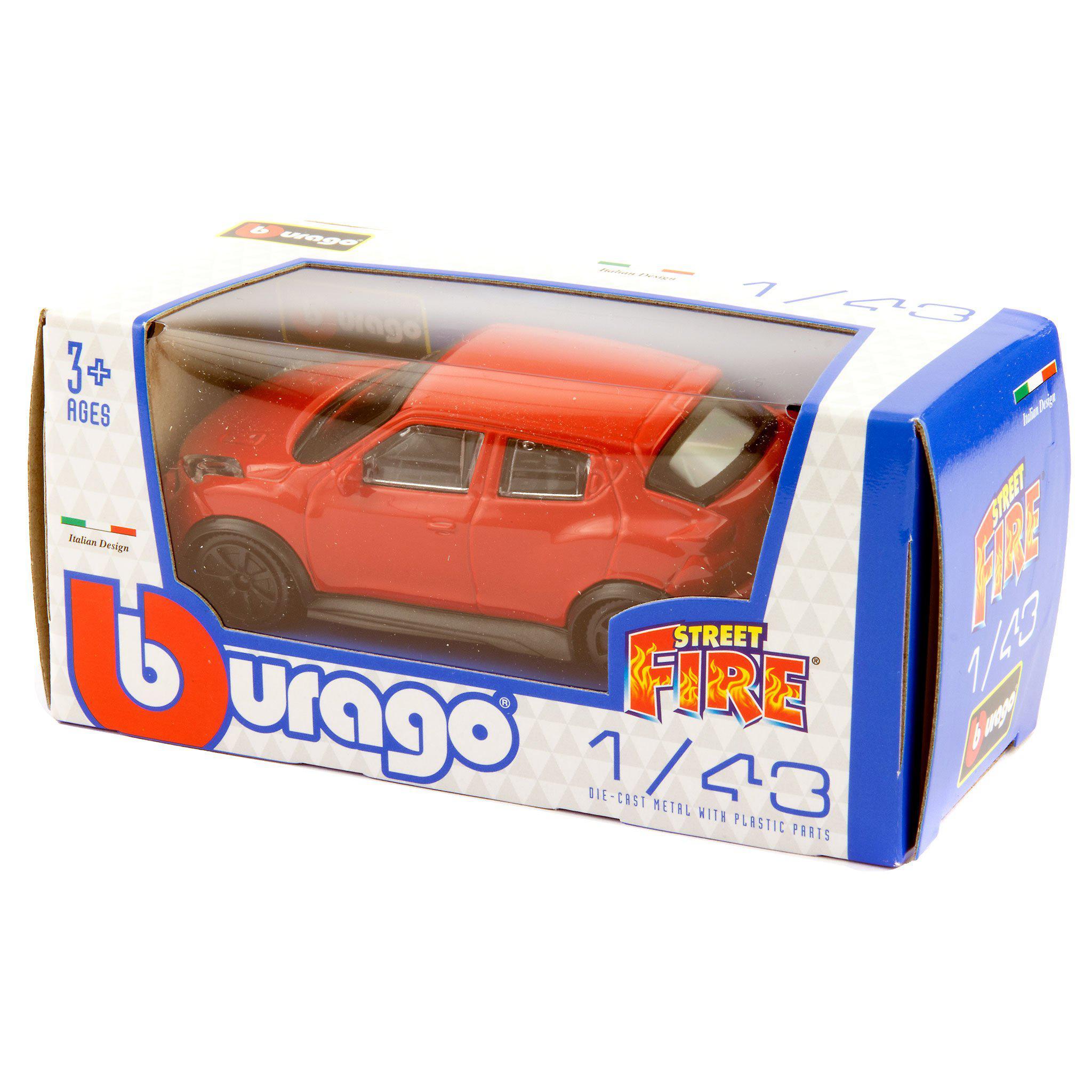 Nissan Juke R Diecast Toy Car red - 1:43 Scale-Bburago-Diecast Model Centre