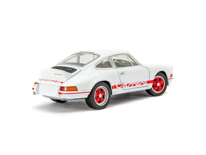 Porsche 911 Carrera RS 2.7 Diecast Model Car 1973 white - 1:24 Scale-Welly-Diecast Model Centre