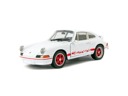 Porsche 911 Carrera RS 2.7 Diecast Model Car 1973 white - 1:24 Scale-Welly-Diecast Model Centre