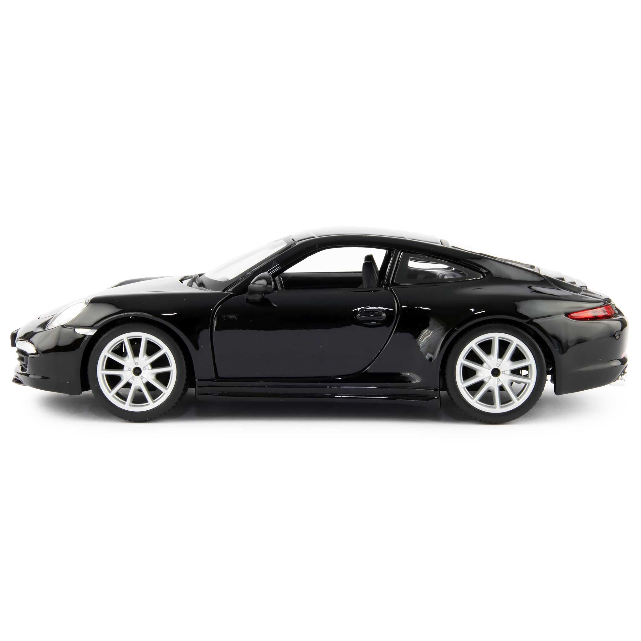 Porsche 911 Carrera S Diecast Model Car 2011 black - 1:24 Scale-Bburago-Diecast Model Centre