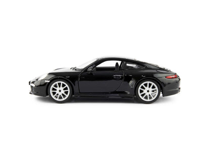 Porsche 911 Carrera S Diecast Model Car 2011 black - 1:24 Scale-Bburago-Diecast Model Centre