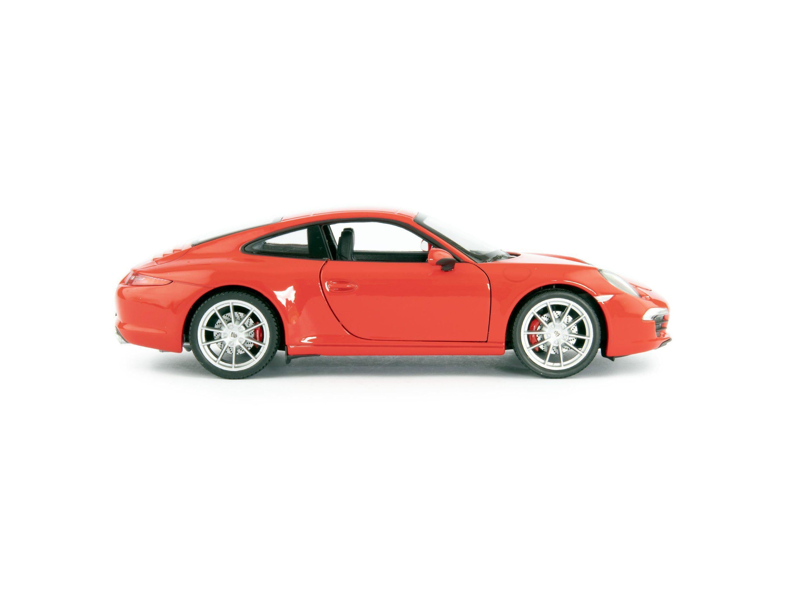 Porsche 911 Carrera S Diecast Model Car red - 1:24 Scale-Welly-Diecast Model Centre