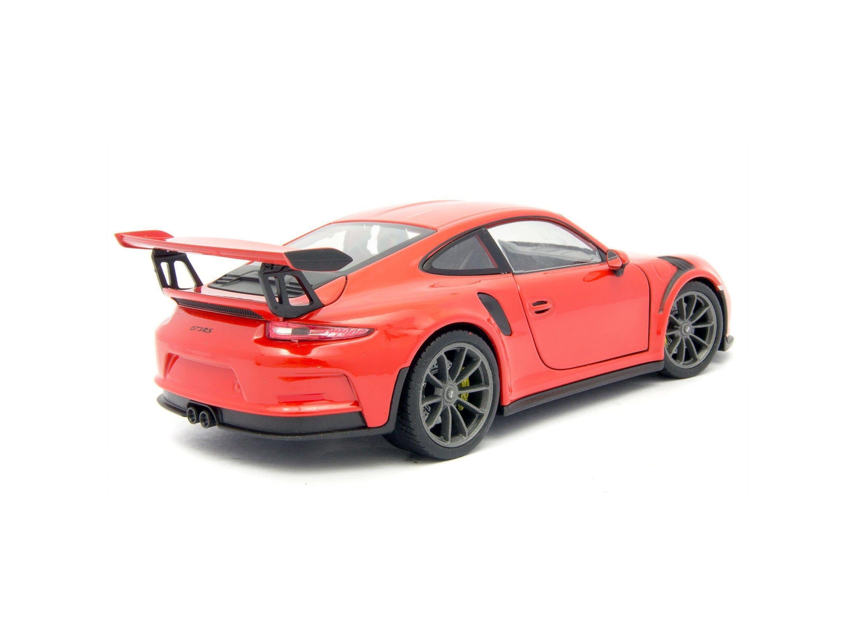 Porsche 911 GT3 RS Diecast Model Car 2016 red - 1:24 Scale-Welly-Diecast Model Centre