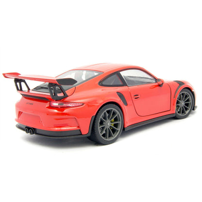 Porsche 911 GT3 RS Diecast Model Car 2016 red - 1:24 Scale-Welly-Diecast Model Centre