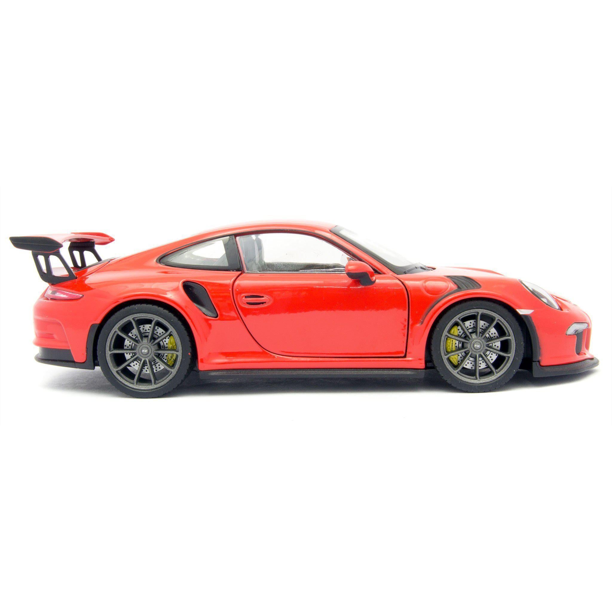 Porsche 911 GT3 RS Diecast Model Car 2016 red - 1:24 Scale-Welly-Diecast Model Centre