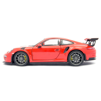 Porsche 911 GT3 RS Diecast Model Car 2016 red - 1:24 Scale-Welly-Diecast Model Centre