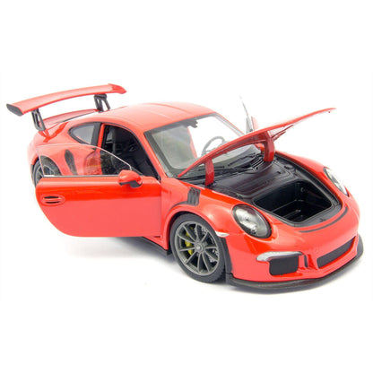 Porsche 911 GT3 RS Diecast Model Car 2016 red - 1:24 Scale-Welly-Diecast Model Centre