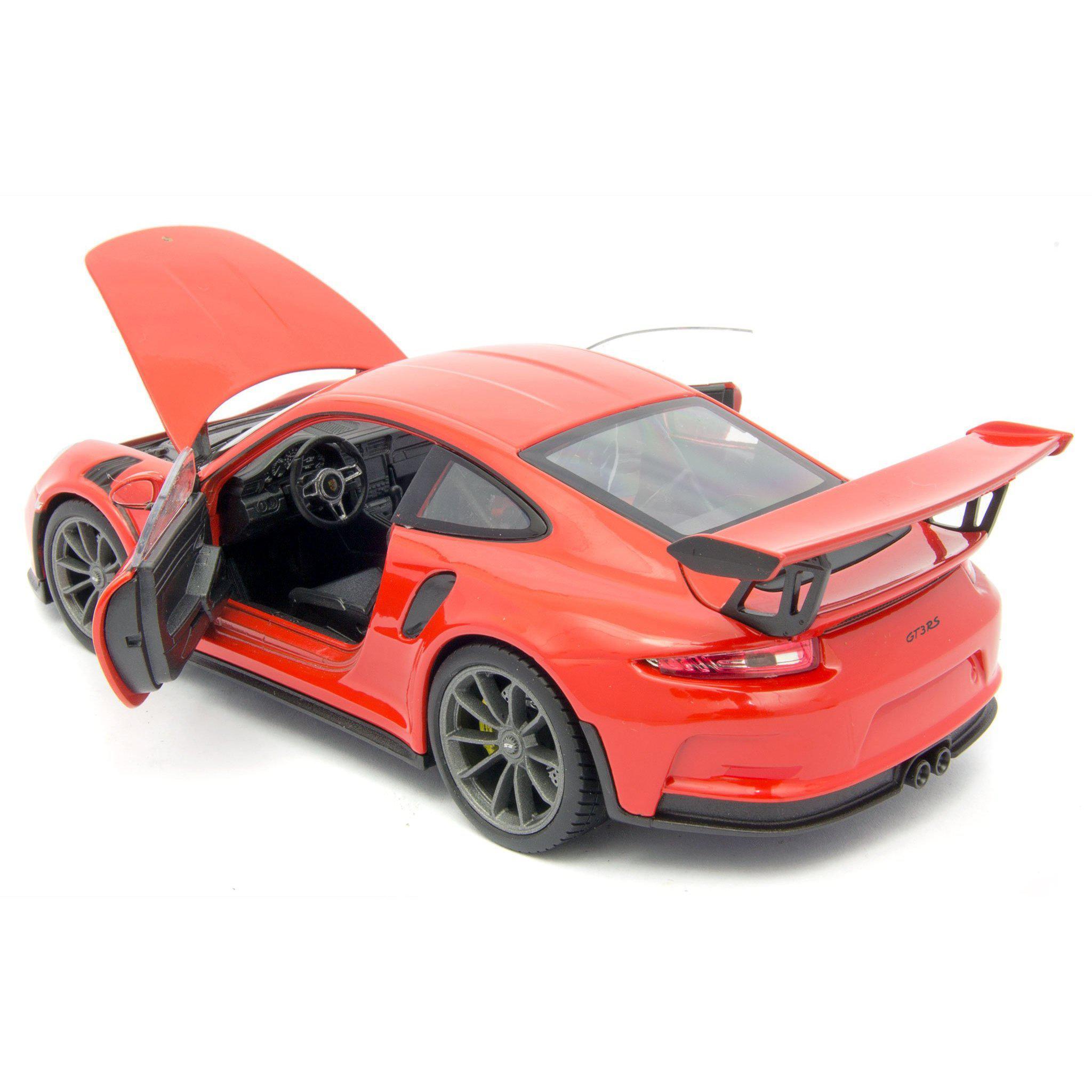 Porsche 911 GT3 RS Diecast Model Car 2016 red - 1:24 Scale-Welly-Diecast Model Centre