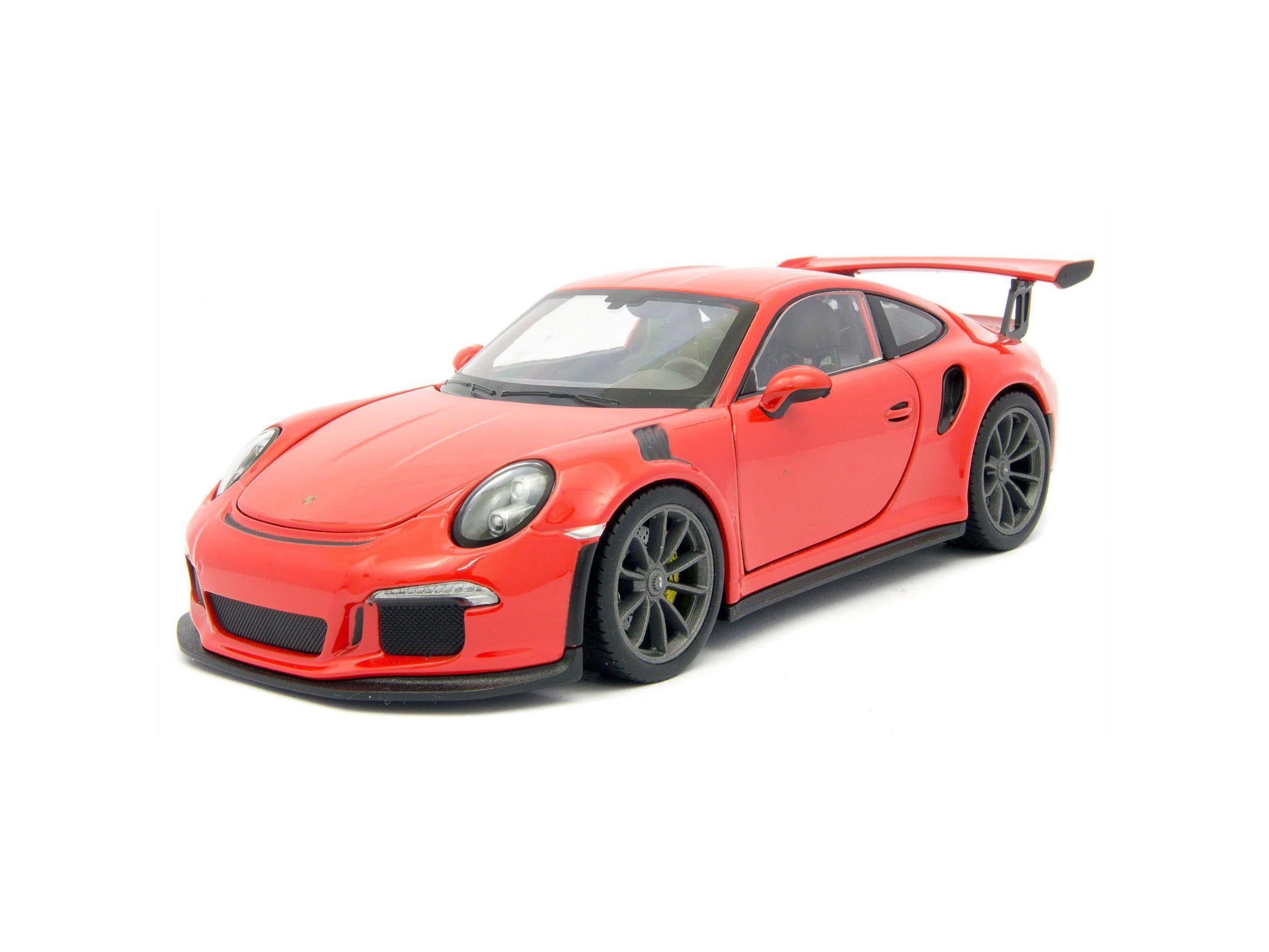 Porsche 911 GT3 RS Diecast Model Car 2016 red - 1:24 Scale-Welly-Diecast Model Centre