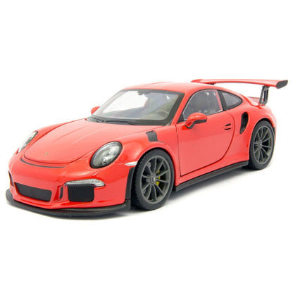 Porsche 911 GT3 RS Diecast Model Car 2016 red - 1:24 Scale-Welly-Diecast Model Centre