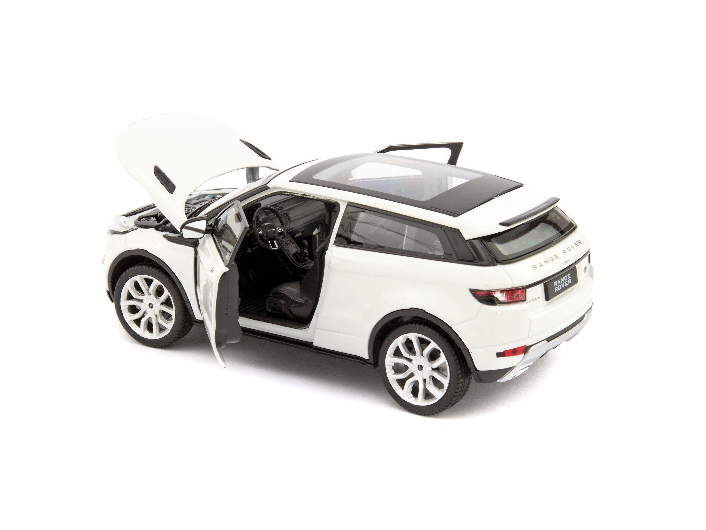 Range Rover Evoque Diecast Model Car white - 1:24 Scale-Welly-Diecast Model Centre