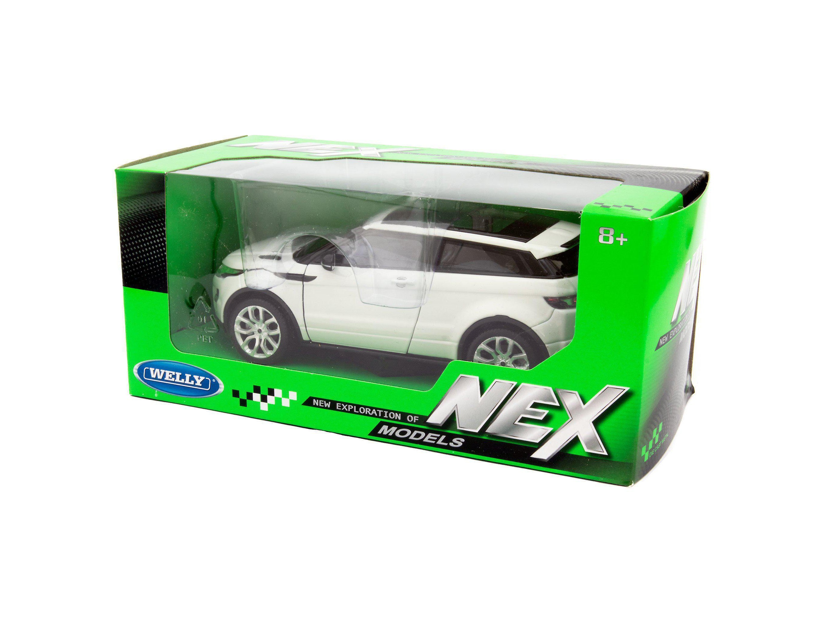 Range Rover Evoque Diecast Model Car white - 1:24 Scale-Welly-Diecast Model Centre