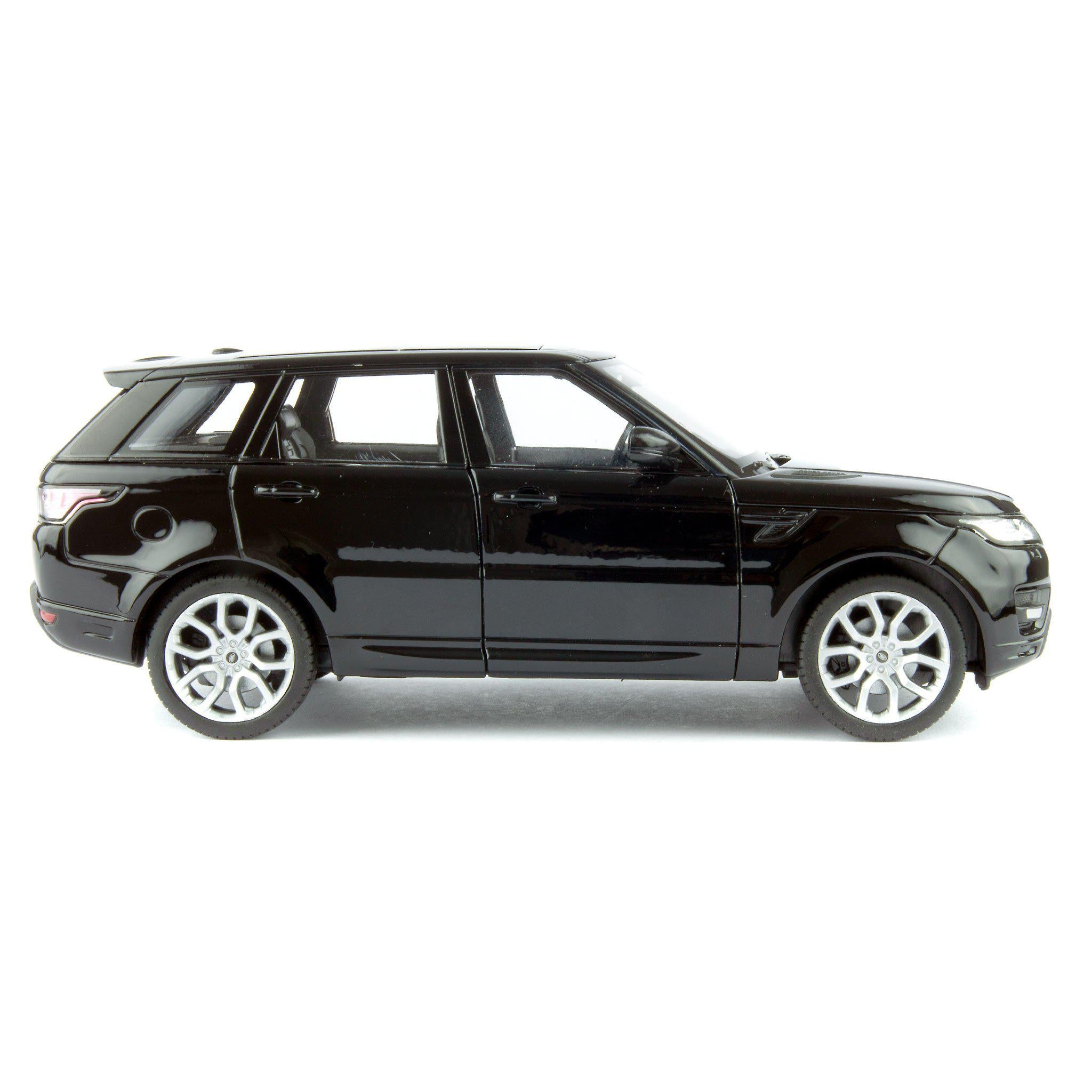 Range Rover Sport Diecast Model Car black - 1:24 Scale-Welly-Diecast Model Centre
