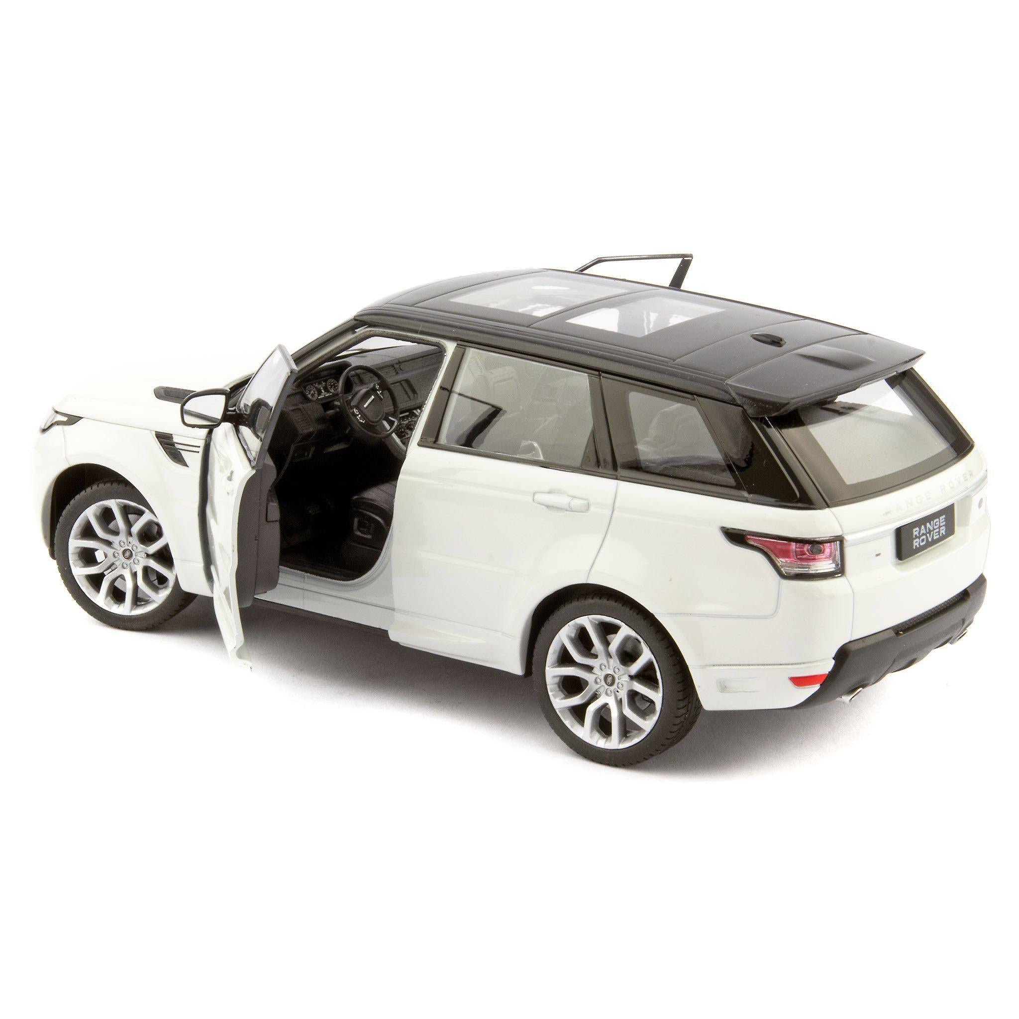 Range Rover Sport Diecast Model Car white - 1:24 Scale-Welly-Diecast Model Centre