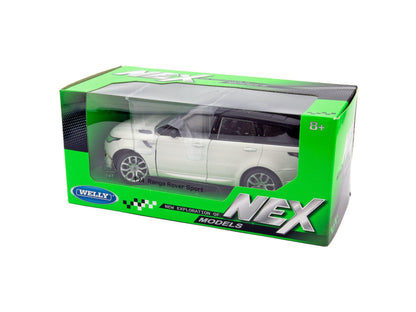 Range Rover Sport Diecast Model Car white - 1:24 Scale-Welly-Diecast Model Centre