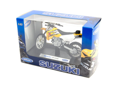 Suzuki DR-Z400S Diecast Model Motorcycle - 1:18 Scale-Welly-Diecast Model Centre