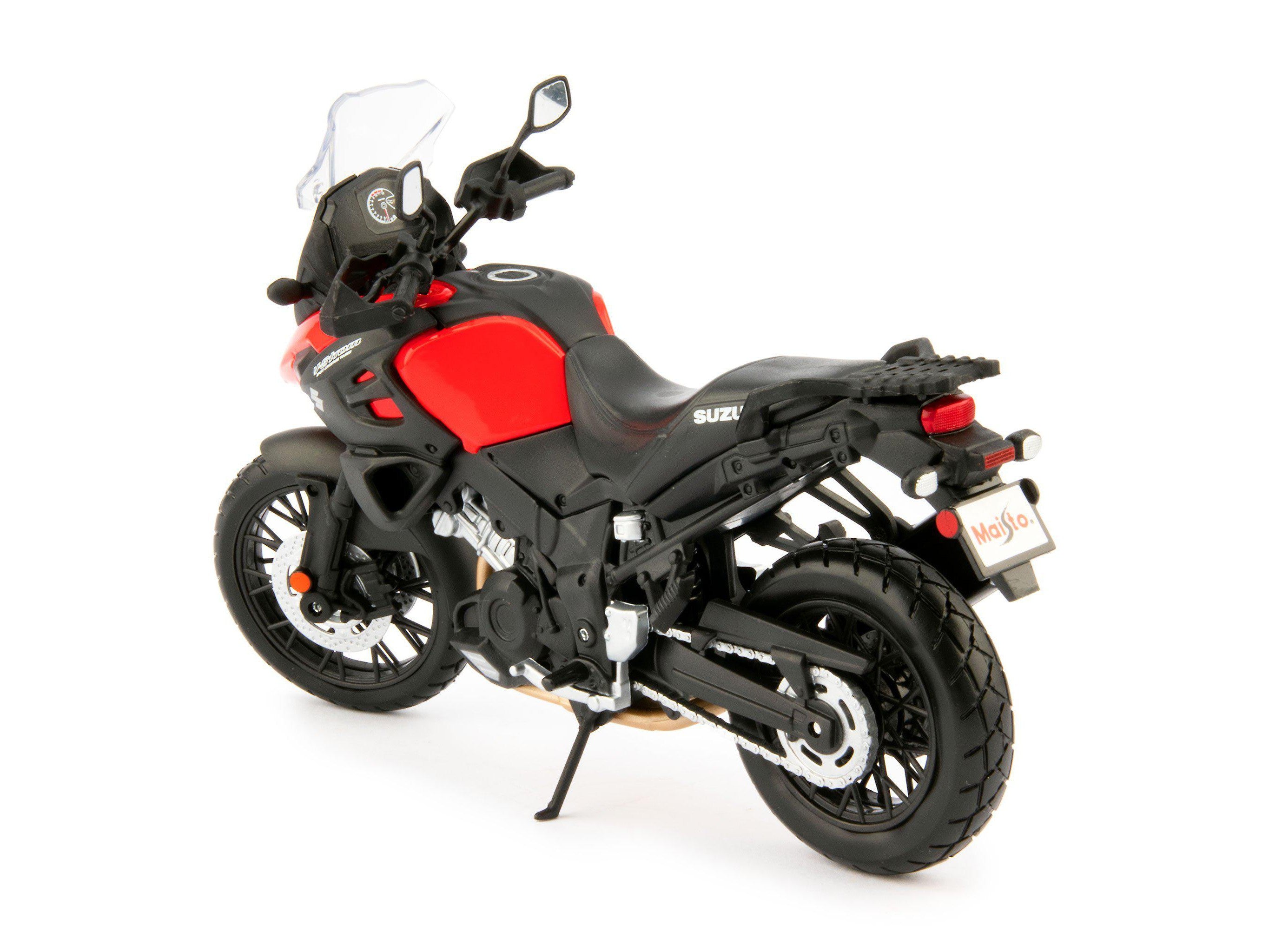 Suzuki V Strom 1000 red 1 12 Motorbike Model Maisto 19130