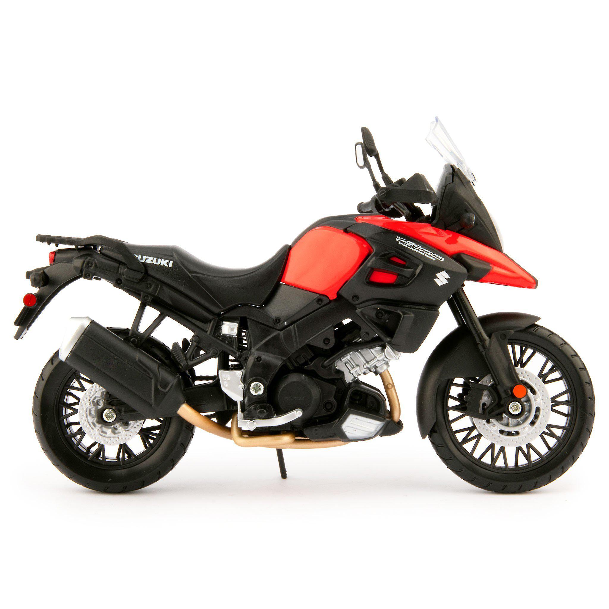 Suzuki V-Strom 1000 Diecast Model Motorcycle red - 1:12 Scale-Maisto-Diecast Model Centre