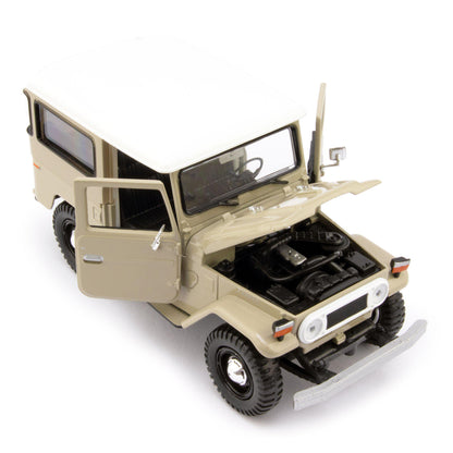 Toyota Land Cruiser FJ40 Diecast Model Car beige - 1:24 Scale-Motormax-Diecast Model Centre