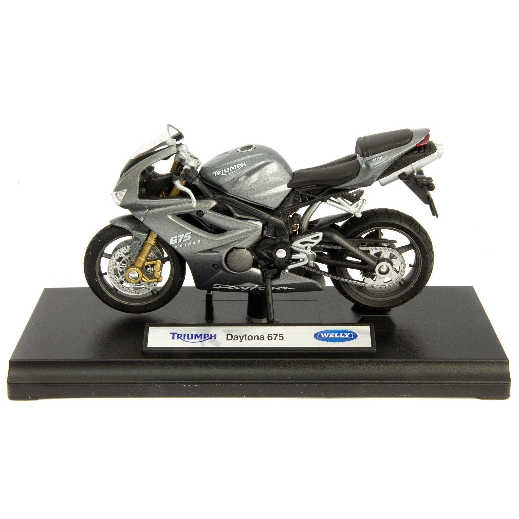 Triumph Daytona 675 Diecast Model Motorcycle - 1:18 Scale-Welly-Diecast Model Centre