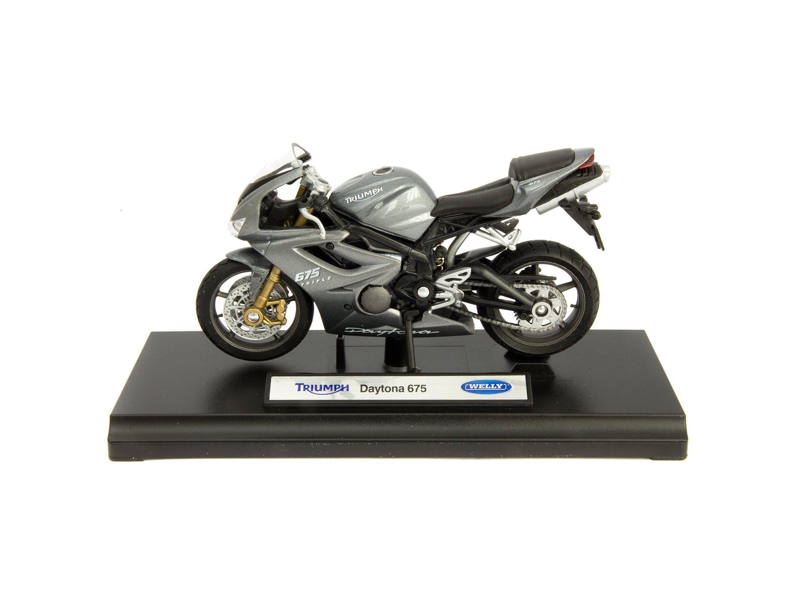 Triumph Daytona 675 Diecast Model Motorcycle - 1:18 Scale-Welly-Diecast Model Centre