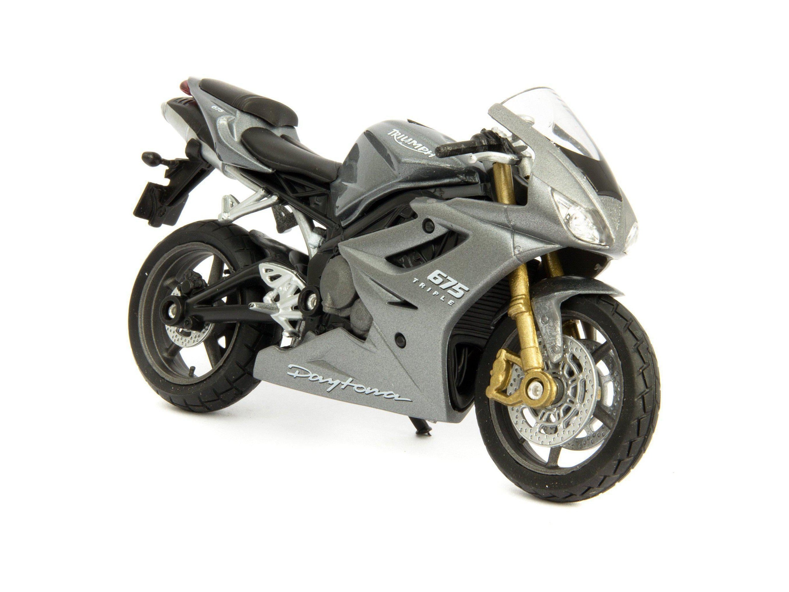 Triumph Daytona 675 Diecast Model Motorcycle - 1:18 Scale-Welly-Diecast Model Centre