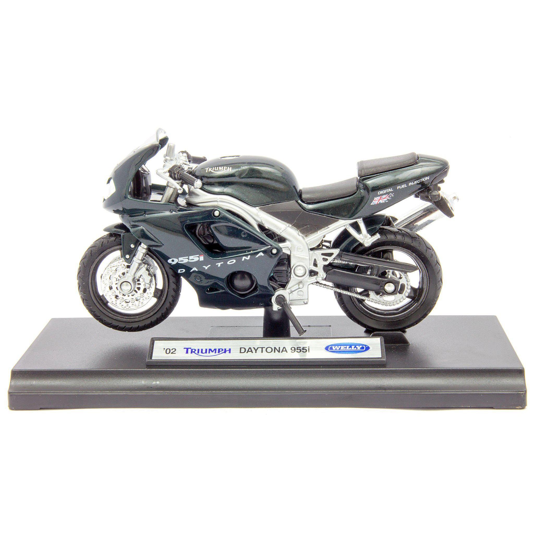 Triumph Daytona 955i 2002 green - 1:18 Model Motorcycle