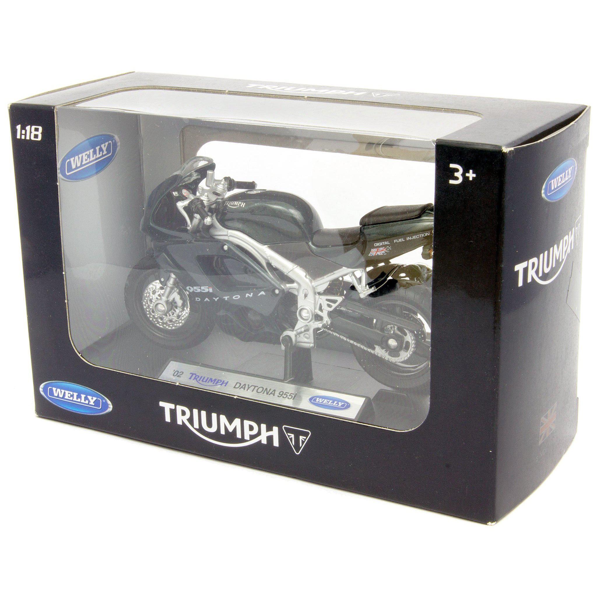 Triumph Daytona 955i Diecast Model Motorcycle 2002 - 1:18 Scale-Welly-Diecast Model Centre