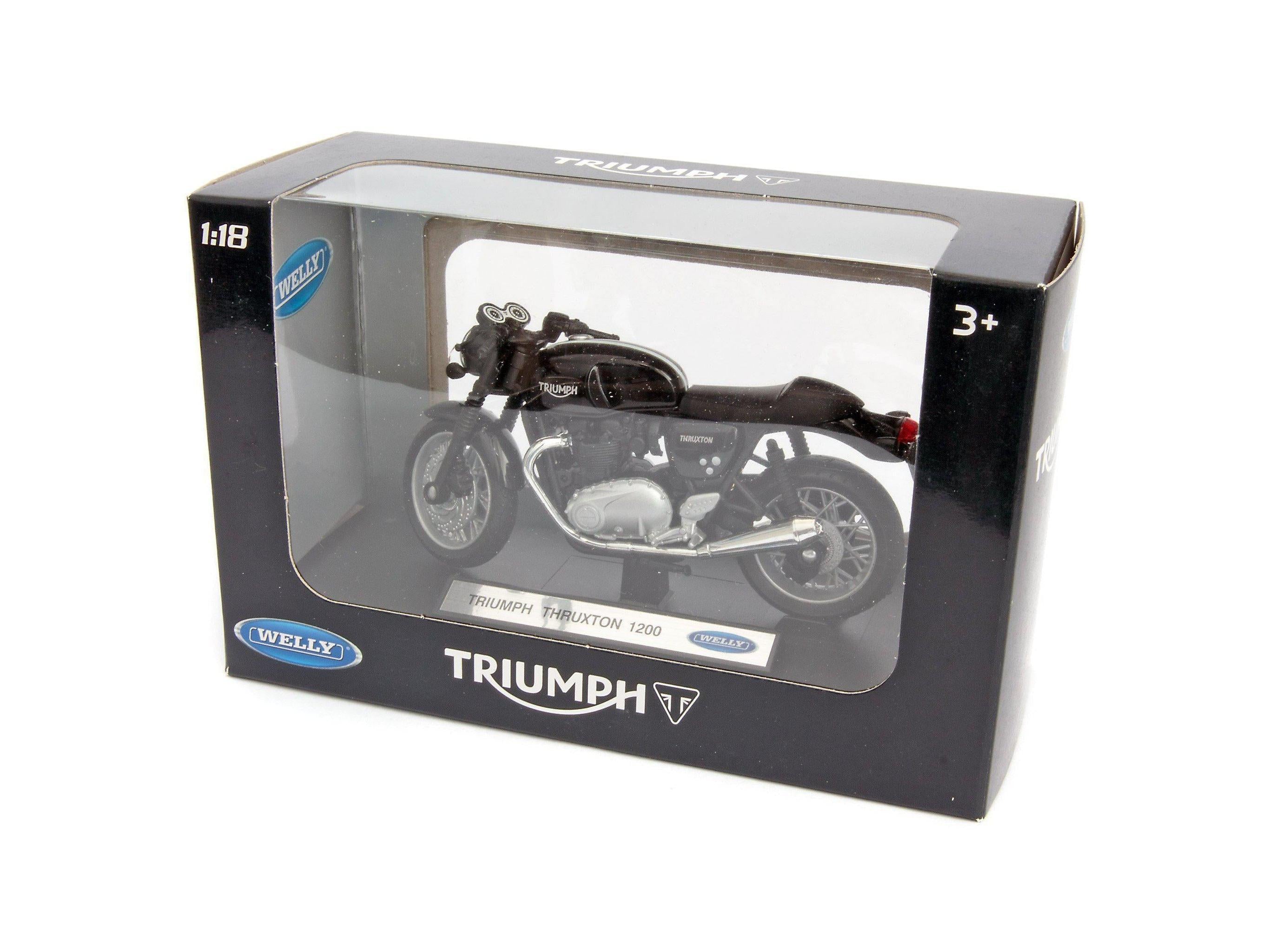 Triumph Thruxton 1200 Diecast Model Motorcycle - 1:18 Scale-Welly-Diecast Model Centre