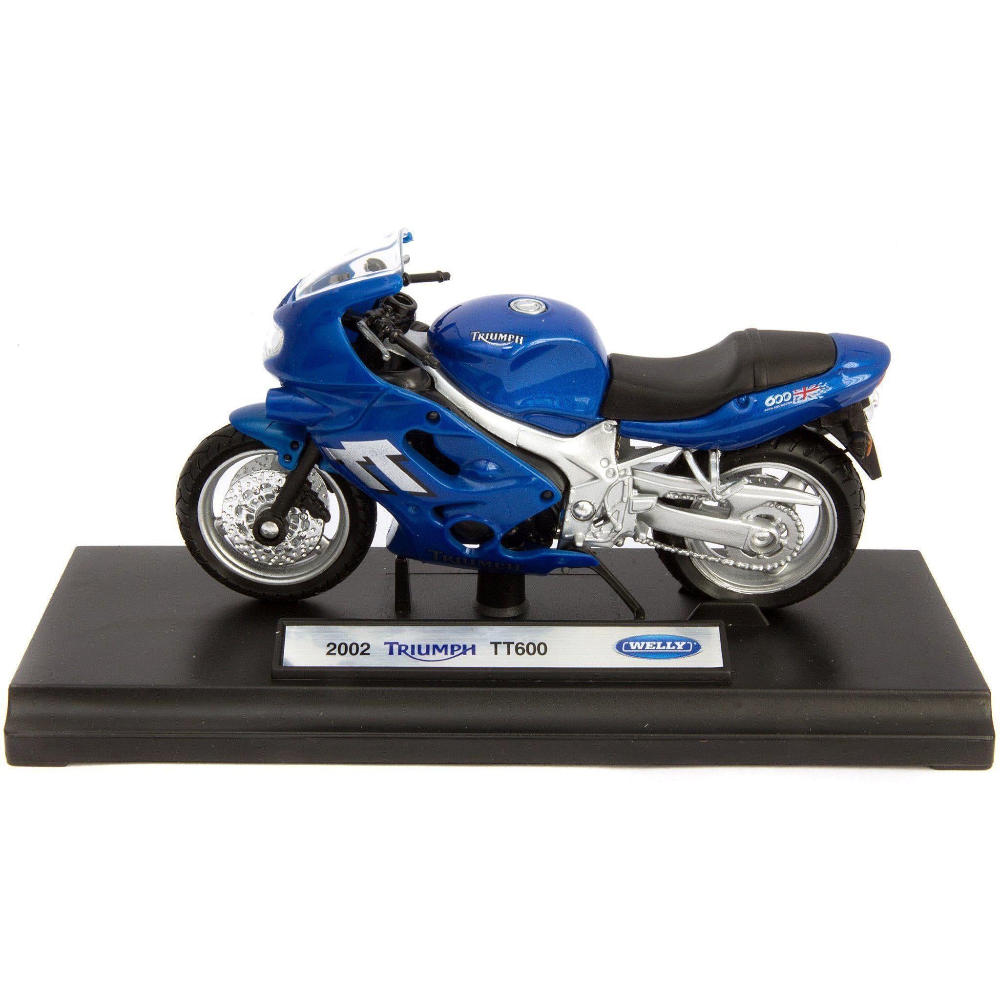 Triumph TT600 Diecast Model Motorcycle 2002 - 1:18 Scale-Welly-Diecast Model Centre