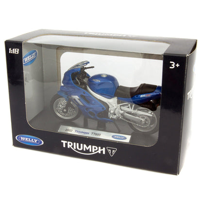 Triumph TT600 Diecast Model Motorcycle 2002 - 1:18 Scale-Welly-Diecast Model Centre