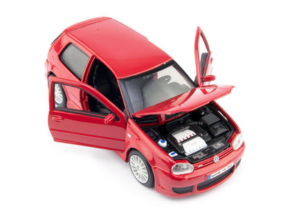 Volkswagen Golf R32 Diecast Model Car red - 1:24 Scale-Maisto-Diecast Model Centre