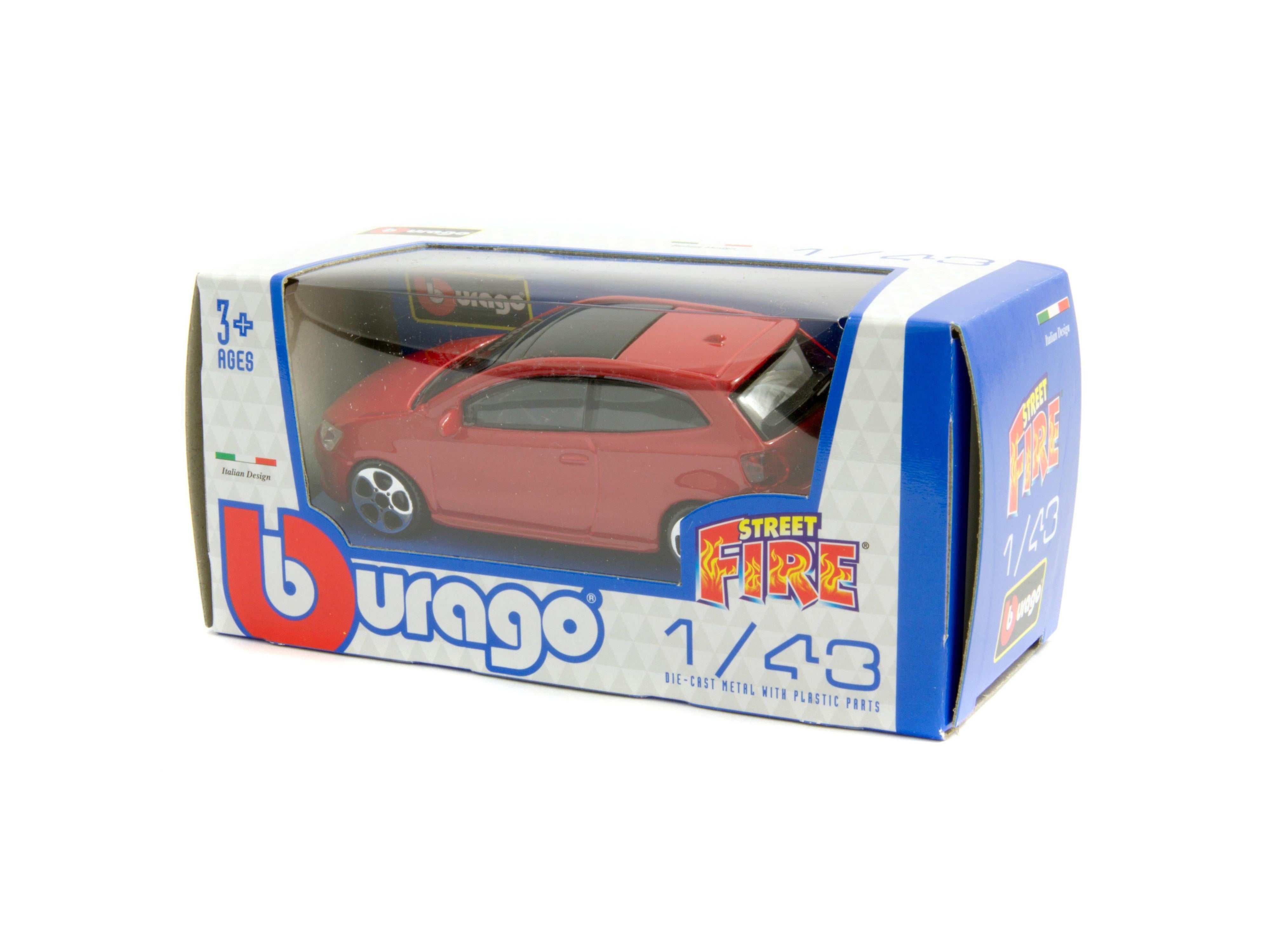 Volkswagen Polo GTi Mk5 Diecast Toy Car red - 1:43 Scale-Bburago-Diecast Model Centre