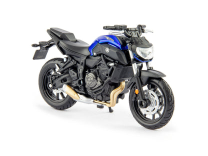 Yamaha MT07 Diecast Model Motorcycle 2018 blue - 1:18 Scale-Maisto-Diecast Model Centre