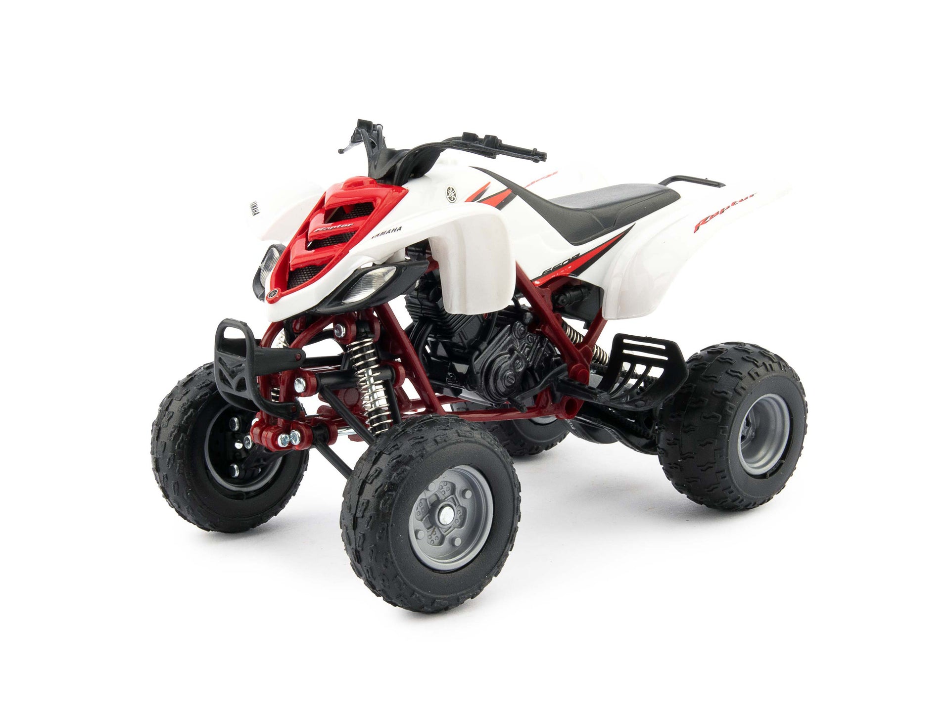 Yamaha Raptor 660R white 1:12 Diecast Model Quad Bike