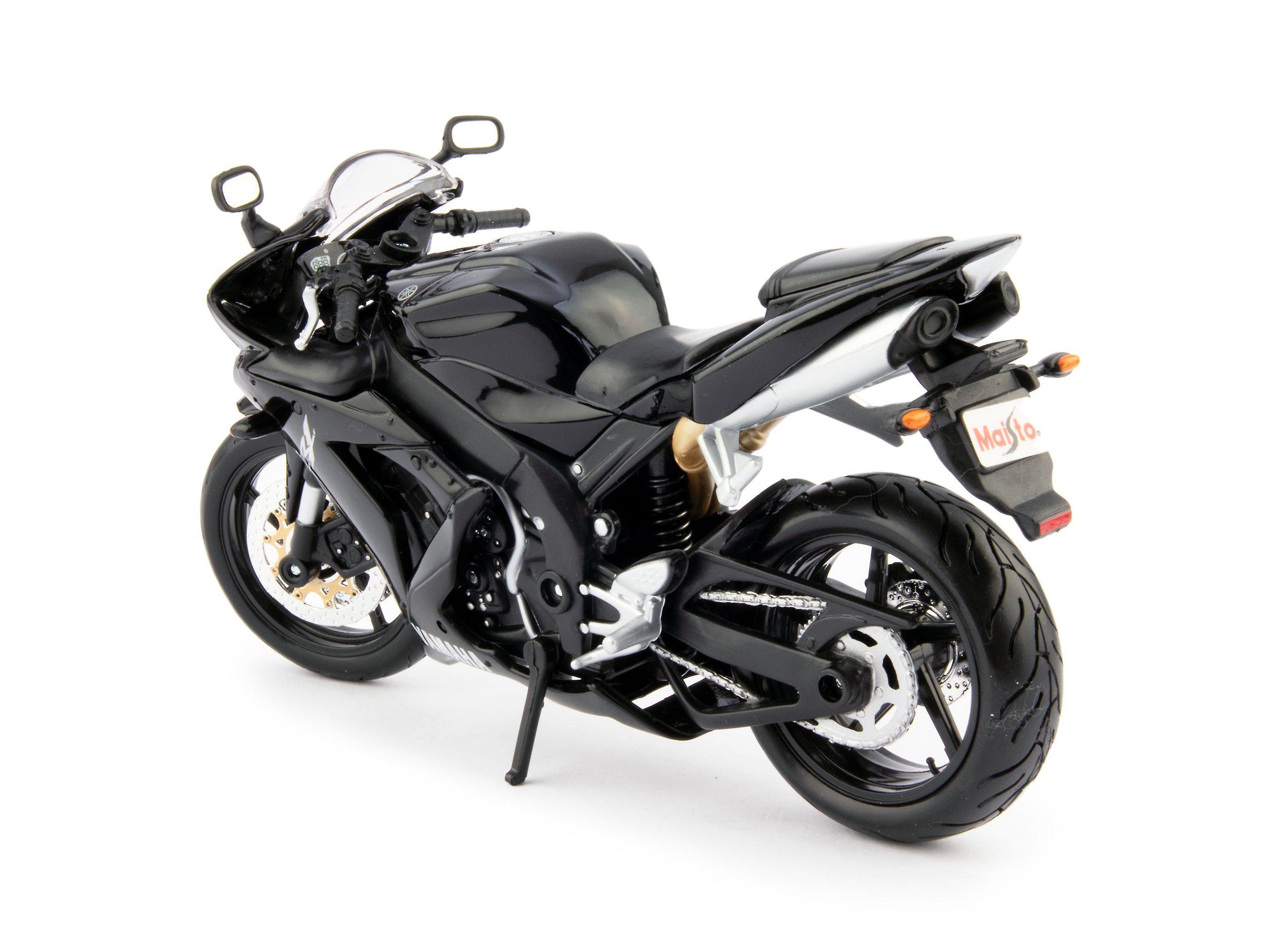Yamaha YZF-R1 Diecast Model Motorcycle 2006 black - 1:12 Scale-Maisto-Diecast Model Centre