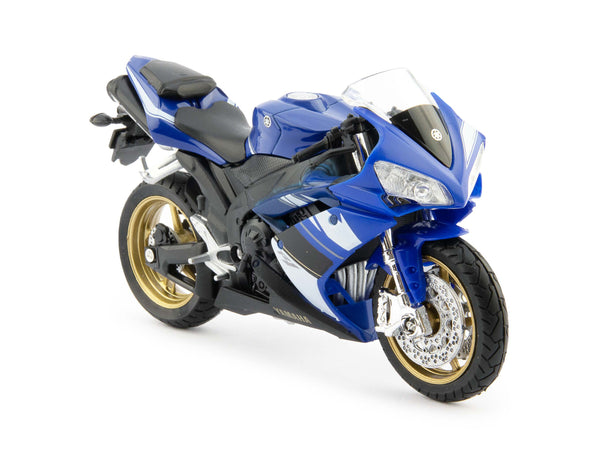 輸入雑貨　希少生産少　ヤマハYZF-R1モデル　フィギア付　アートパネル Yamaha YZF-R1 2008 blue - 1:18 Diecast Model Motorcycle